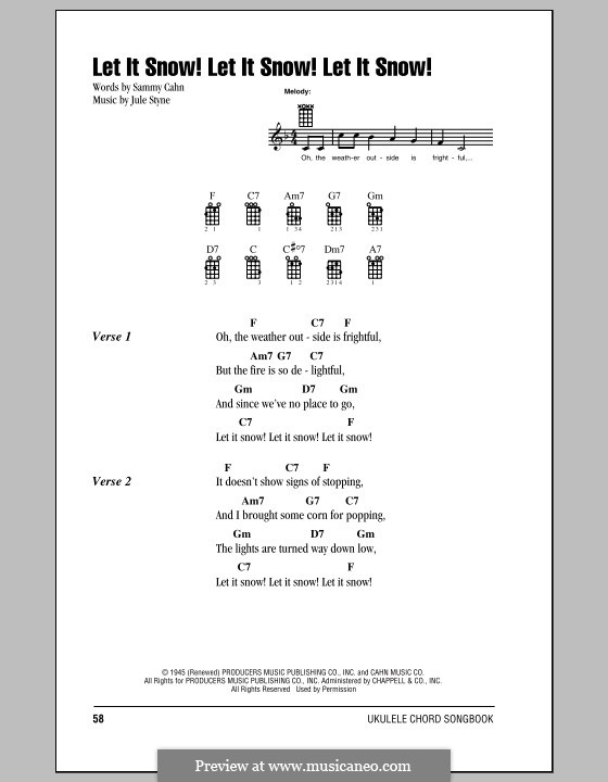 Instrumental version: Für Ukulele by Jule Styne