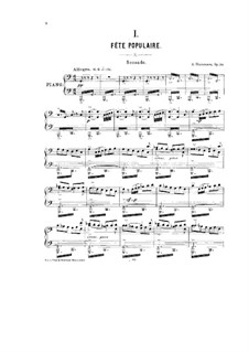 Der Kreml, Op.30: Für Klavier, vierhändig – Stimmen by Alexander Glazunov