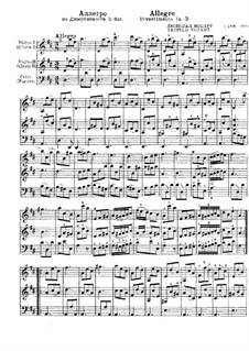 Divertimento in D-Dur. Allegro: Divertimento in D-Dur. Allegro by Leopold Mozart
