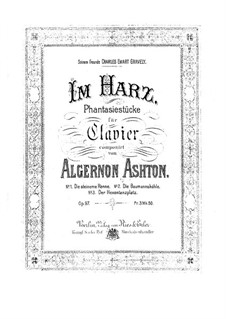 Im Harz. Fantasiestücke für Klavier, Op.97: Im Harz. Fantasiestücke für Klavier by Algernon Ashton