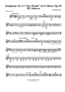 Teil III: Horn in F 2 (transposed part) by Antonín Dvořák