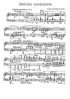 Stücke für Klavier, Op.15: Stücke Nr.1-2 by Leopold Godowsky