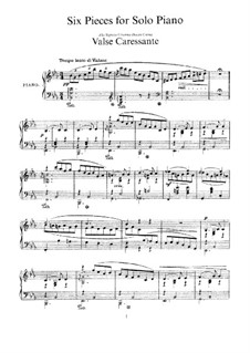 Sechs Stücke für Klavier: Vollsammlung by Ottorino Respighi