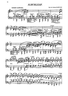 Albumblatt, Op.13 No.3: Für Klavier by Eyvind Alnæs