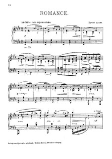 Romanze für Klavier: Für einen Interpreten by Eyvind Alnæs