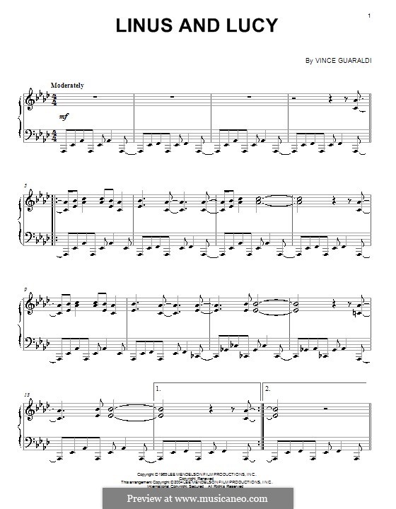 Piano version: Für einen Interpreten by Vince Guaraldi