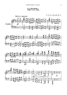 Ausgewählte Stücke für Klavier: Gavotta, Op.103 No.2 by Marco Enrico Bossi