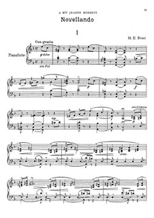 Ausgewählte Stücke für Klavier: Novellando by Marco Enrico Bossi