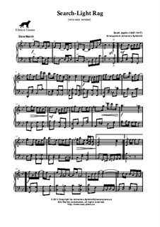 Searchlight Rag: Sehr leichte Fassung by Scott Joplin