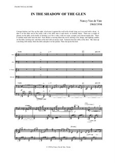 In the Shadow of the Glen: Version B vocal score by Nancy Van de Vate
