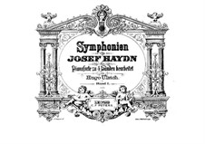 Vollständiger Satz: Version für Klavier, vierhändig by Joseph Haydn