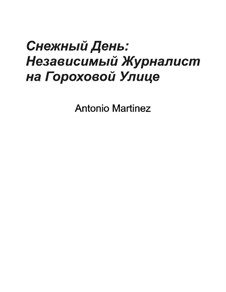 Humid morning: The Freelance Journalist at Gorokhovaya Street, Op.5 No.5: Humid morning: The Freelance Journalist at Gorokhovaya Street by Antonio Martinez