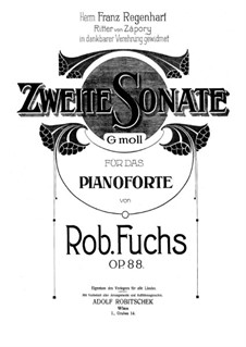Sonate für Klavier Nr.2, Op.88: Für einen Interpreten by Robert Fuchs