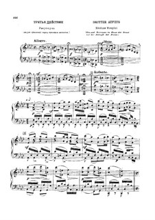 Version von Ippolitov-Ivanov: Akte III-IV für Solisten, Chor und Klavier by Modest Mussorgski, Michail Ippolitow-Iwanow