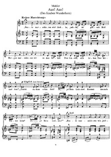 Des Knaben Wunderhorn: Aus! Aus! by Gustav Mahler