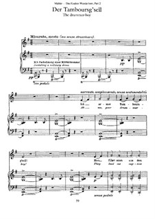Des Knaben Wunderhorn: Der Tamboursg'sell by Gustav Mahler