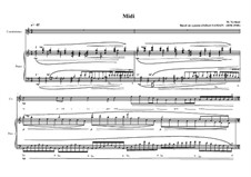 Songs for counter-tenor. Based on a poem of Albert Samain: Song No.2, MVWV 311 by Maurice Verheul