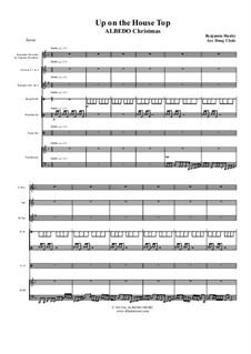 Up on the House Top: For large ensemble, AMSM73 by Benjamin Russel Hanby
