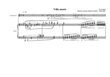 Songs for counter-tenor. Based on a poem of Albert Samain: Song No.3, MVWV 312 by Maurice Verheul