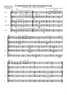 O Tannenbaum, du trägst ein´ grünen Zweig: O Tannenbaum, du trägst ein´ grünen Zweig by folklore