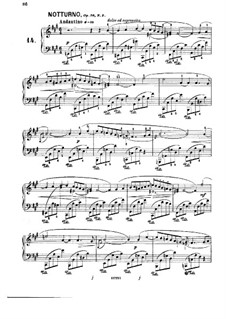 Zwei Nokturnes, Op.70: Nocturne Nr.2 by Giuseppe Martucci