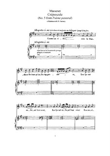 Crépuscule: Für hohe Stimme und Klavier by Jules Massenet