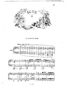 Manon: Akt V. Bearbeitung für Stimmen und Klavier by Jules Massenet