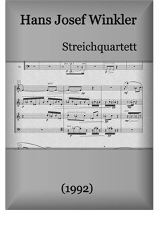 Streichquartett in zwei Sätzen: Streichquartett in zwei Sätzen by Hans Josef Winkler