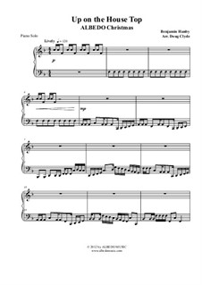 Up on the House Top: Für Klavier, AMSM78 by Benjamin Russel Hanby