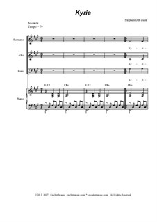 Mass of the Children: Choir vocal score by Stephen DeCesare
