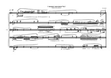 1 measure 'Etudes to the nocturnes' for piano: Movement No.1, MVWV 583 by Maurice Verheul