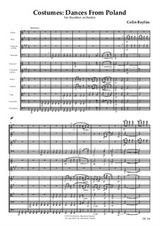 Costumes - Dances from Poland: Score and parts by Colin Bayliss
