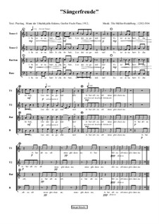 Sängerfreude: Sängerfreude by Tilo Mueller-Heidelberg