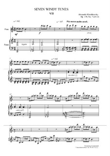 Seven Windy Tunes, Op.178: Nr.7 by Alexander Khodakovsky
