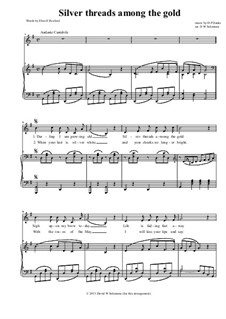 Silber Fäden zwischen dem Gold: For baritone and piano by Hart Pease Danks