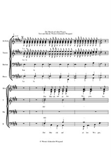 Die Musik auf allen Wegen, Op.22 Nr.23: Die Musik auf allen Wegen by Werner Schneider-Wiegand