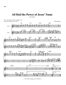 All Hail the Power of Jesus' Name: Instrument parts by Oliver Holden