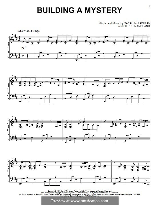 Building a Mystery: Für Klavier by Pierre Marchand