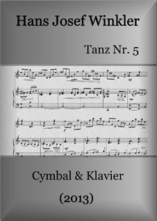 Tanz Nr.5: Für Cymbal und Klavier by Hans Josef Winkler