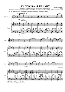 Wiegenlied, Op.3: Wiegenlied, Op.3 by David Tigranov