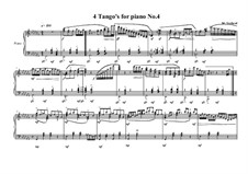 4 Tango's for piano: Tango No.4, MVWV 630 by Maurice Verheul