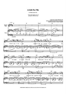 A Life For Me: Soprano/tenor solo with piano by Anders Edenroth