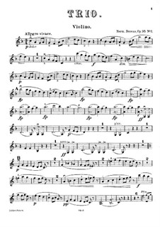 Nr.1 in F-Dur: Violinstimme by Johann Hermann Berens