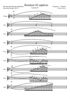 Zweiundvierzig Etüden und Capricen: Etude No.23 by Rodolphe Kreutzer