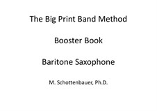 Auftriebbuch: Baritonsaxophon by Michele Schottenbauer