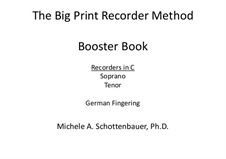 Auftriebbuch: Blockflöte im C (Sopran und Tenor). Deutsch by Michele Schottenbauer