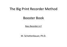 Auftriebbuch: Bassblockflöte by Michele Schottenbauer