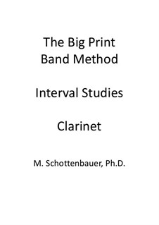 Intervall-Studien: Klarinette by Michele Schottenbauer