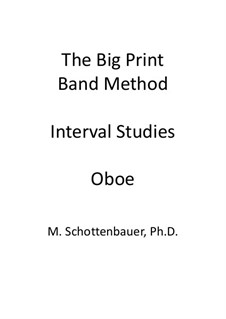 Intervall-Studien: Oboe by Michele Schottenbauer