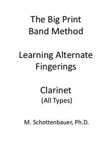 Alternative Fingersätze Lernen: Klarinette by Michele Schottenbauer